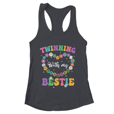 Twinning With My Bestie Matching Teacher Twin Day Friends Shirt & Tank Top | teecentury