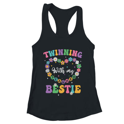 Twinning With My Bestie Matching Teacher Twin Day Friends Shirt & Tank Top | teecentury