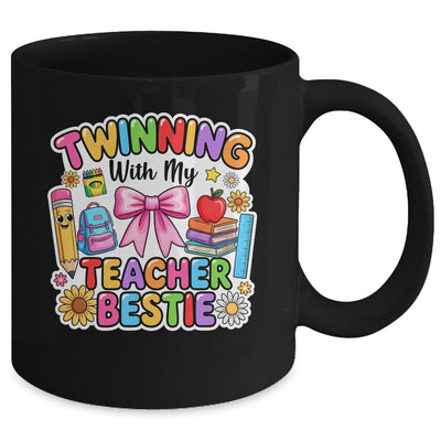 Twinning With My Bestie Twin Day Friends Teacher Matching Mug | teecentury
