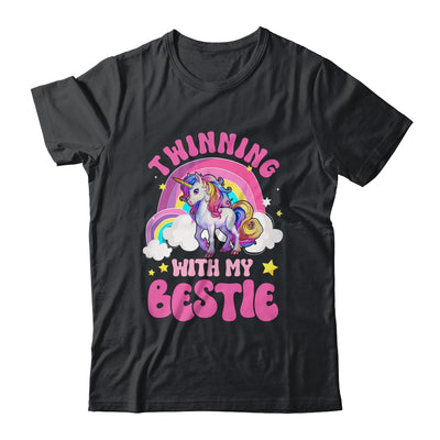 Twinning With My Bestie Unicorn Friends Spirit Week Girls Shirt & Tank Top | teecentury