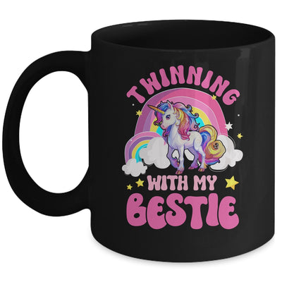 Twinning With My Bestie Unicorn Friends Spirit Week Girls Mug | teecentury