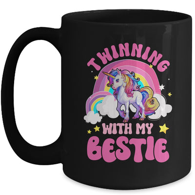Twinning With My Bestie Unicorn Friends Spirit Week Girls Mug | teecentury
