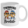 Twinning With My Bro Potato Funny Twin Brothers Best Friend Mug | teecentury