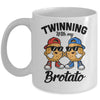 Twinning With My Bro Potato Funny Twin Brothers Best Friend Mug | teecentury