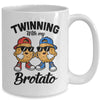 Twinning With My Bro Potato Funny Twin Brothers Best Friend Mug | teecentury