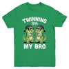 Twinning With My Bro T-Rex Dinosaur Twin Day Spirit Week Youth Shirt | teecentury