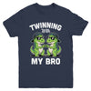 Twinning With My Bro T-Rex Dinosaur Twin Day Spirit Week Youth Shirt | teecentury