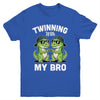 Twinning With My Bro T-Rex Dinosaur Twin Day Spirit Week Youth Shirt | teecentury