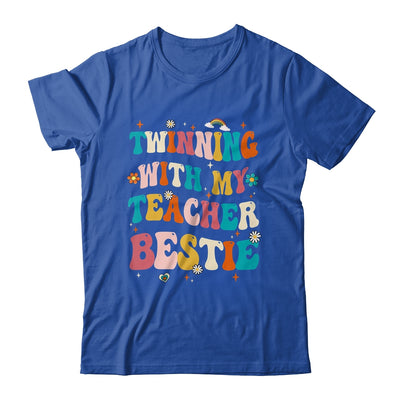Twinning With My Teacher Bestie Twin Day Matching Teachers Shirt & Tank Top | teecentury