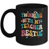 Twinning With My Teacher Bestie Twin Day Matching Teachers Mug | teecentury