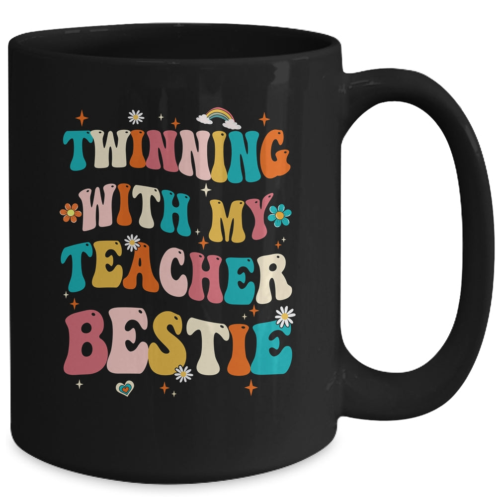 Twinning With My Teacher Bestie Twin Day Matching Teachers Mug | teecentury