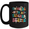 Twinning With My Teacher Bestie Twin Day Matching Teachers Mug | teecentury