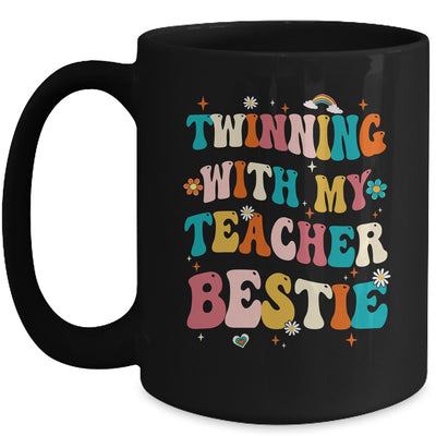 Twinning With My Teacher Bestie Twin Day Matching Teachers Mug | teecentury