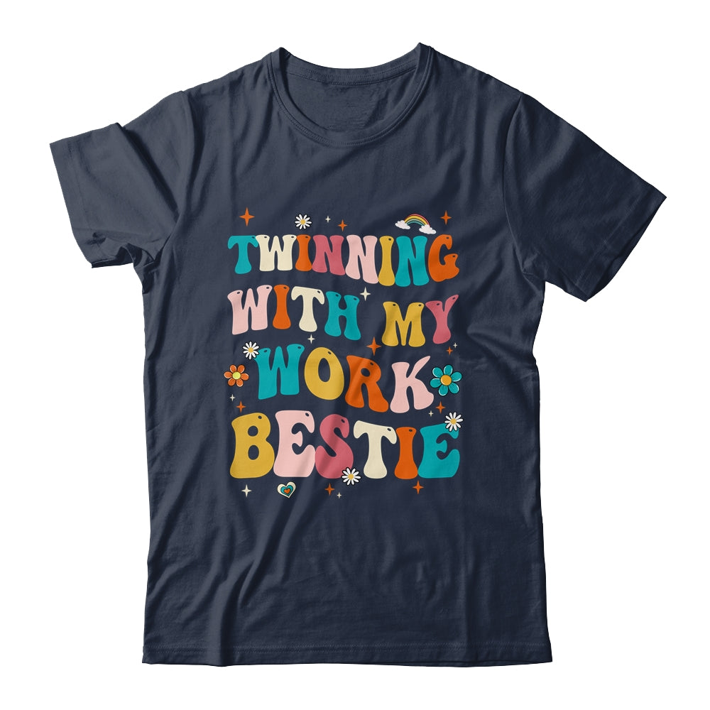 Twinning With My Work Bestie Best Friend Twin Spirit Week Shirt & Tank Top | teecentury