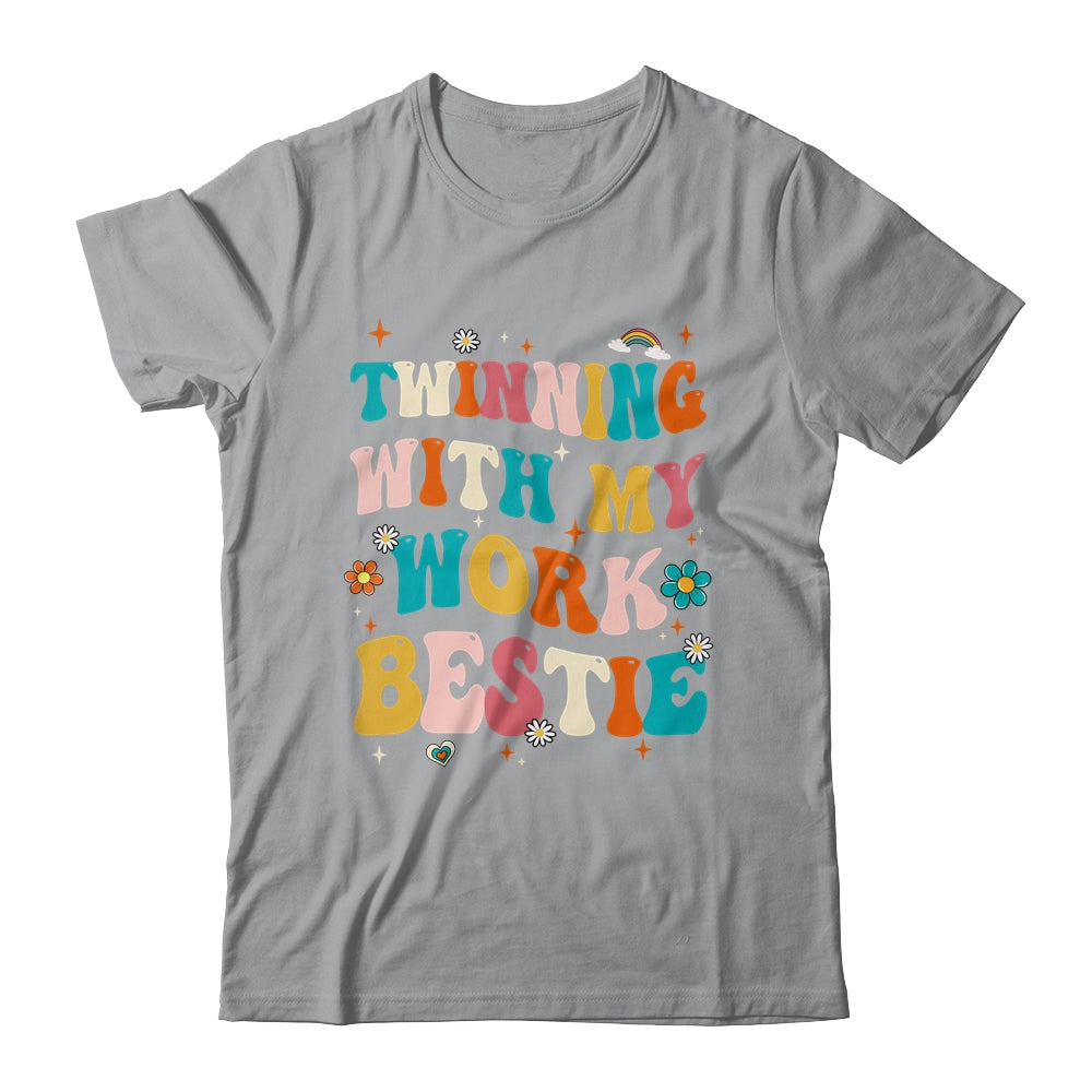 Twinning With My Work Bestie Best Friend Twin Spirit Week Shirt & Tank Top | teecentury