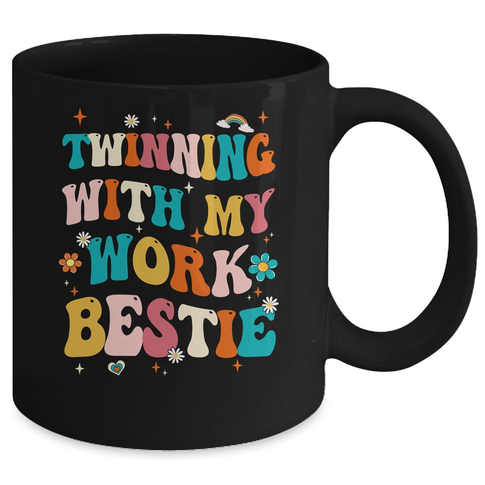 Twinning With My Work Bestie Best Friend Twin Spirit Week Mug | teecentury