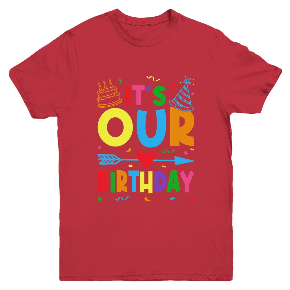 Twins Twin It's Our Birthday For Brothers Sister Boy Girl Youth Shirt | teecentury