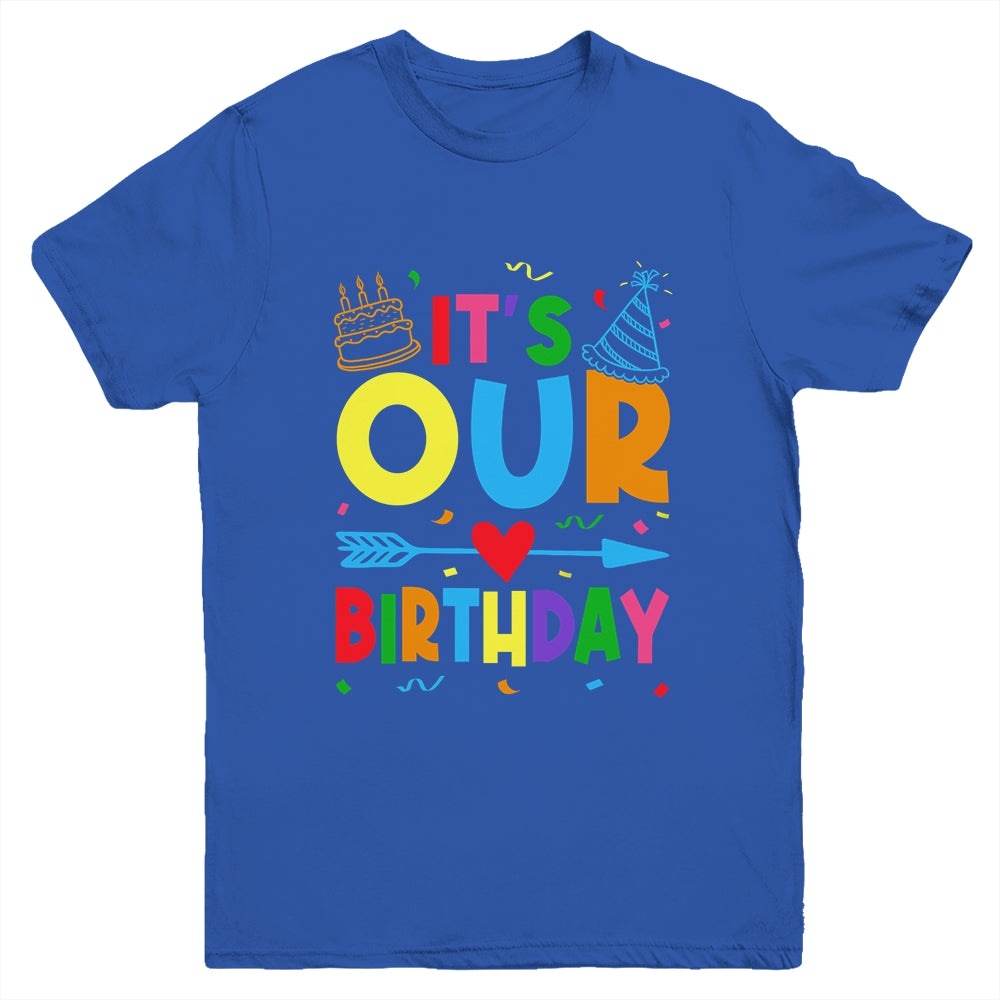 Twins Twin It's Our Birthday For Brothers Sister Boy Girl Youth Shirt | teecentury