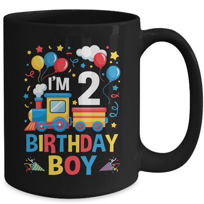 Two 2yr 2nd Kids Boys Girls Train Birthday Boy 2 Years Old Mug | teecentury