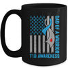 Type 1 Diabetes Awareness T1D Dad Of Warrior Type 1 Diabetic Mug | teecentury