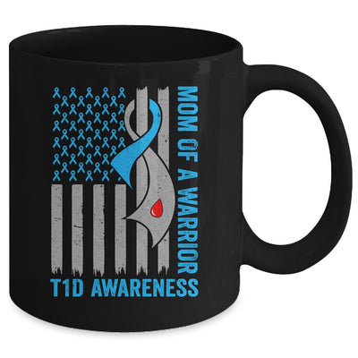 Type 1 Diabetes Awareness T1D Mom Of Warrior Type 1 Diabetic Mug | teecentury