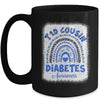 Type 1 Diabetes T1D Cousin Diabetes Awareness Rainbow Mug | teecentury