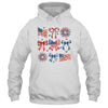 USA Coquette Bow Retro America 4th Of July Patriotic Girls Shirt & Tank Top | teecentury