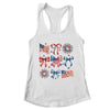 USA Coquette Bow Retro America 4th Of July Patriotic Girls Shirt & Tank Top | teecentury