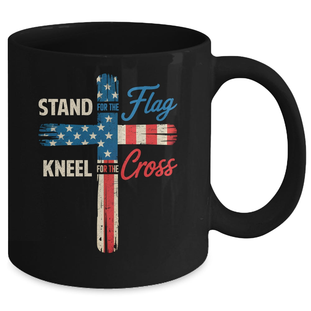 USA Flag Religious 4th Of July Christian Stand For The Flag Mug | teecentury