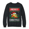 Ugly Christmas Xmas Style Lights Santa Mery Christmas Taco Shirt & Sweatshirt | teecentury