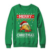 Ugly Christmas Xmas Style Lights Santa Mery Christmas Taco Shirt & Sweatshirt | teecentury