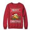 Ugly Christmas Xmas Style Lights Santa Mery Christmas Taco Shirt & Sweatshirt | teecentury