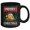 Ugly Christmas Xmas Style Lights Santa Mery Christmas Taco Mug | teecentury