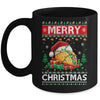 Ugly Christmas Xmas Style Lights Santa Mery Christmas Taco Mug | teecentury