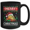 Ugly Christmas Xmas Style Lights Santa Mery Christmas Taco Mug | teecentury