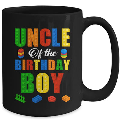 Uncle Birthday Boy Master Builder Building Bricks Blocks Mug | teecentury