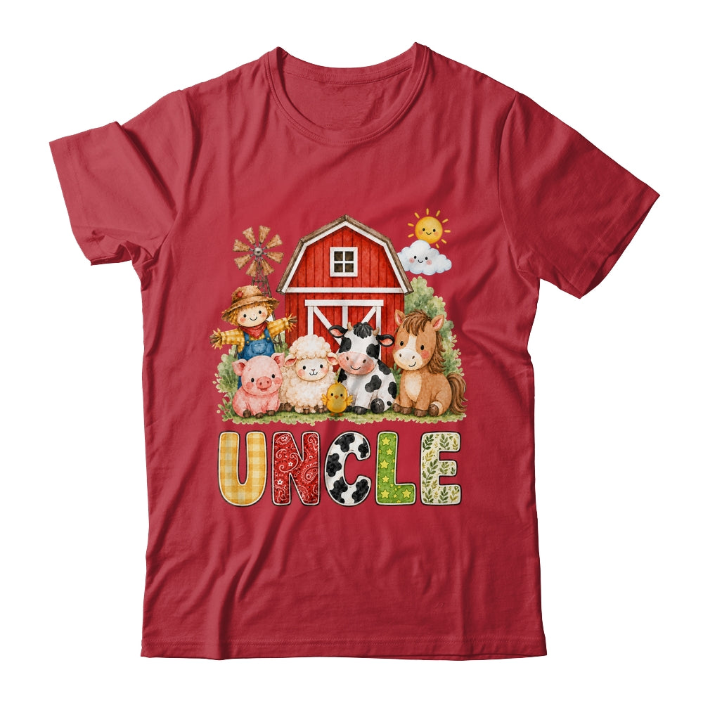 Uncle Farm Cow 1St Birthday Girl Boy Matching Family Shirt & Hoodie | teecentury