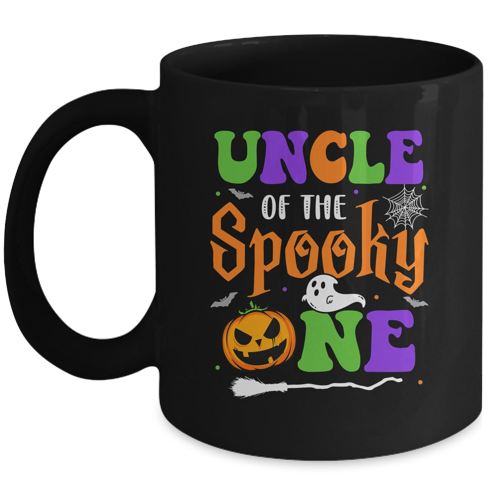 Uncle Halloween 1st Birthday Boy Matching Family Spooky One Mug | teecentury