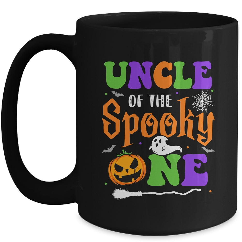 Uncle Halloween 1st Birthday Boy Matching Family Spooky One Mug | teecentury