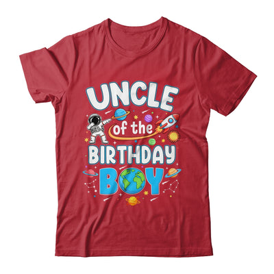 Uncle Of The Birthday Boy Astronaut Family Space Planets Shirt & Hoodie | teecentury