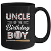 Uncle Of The Birthday Boy Baseball Matching Family Party Mug | teecentury