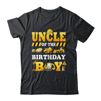 Uncle Of The Birthday Boy Construction Matching Family Shirt & Hoodie | teecentury