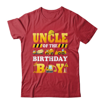 Uncle Of The Birthday Boy Construction Matching Family Shirt & Hoodie | teecentury