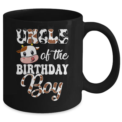 Uncle Of The Birthday Boy Cow Farm 1st Birthday Boy Mug | teecentury