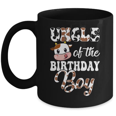 Uncle Of The Birthday Boy Cow Farm 1st Birthday Boy Mug | teecentury