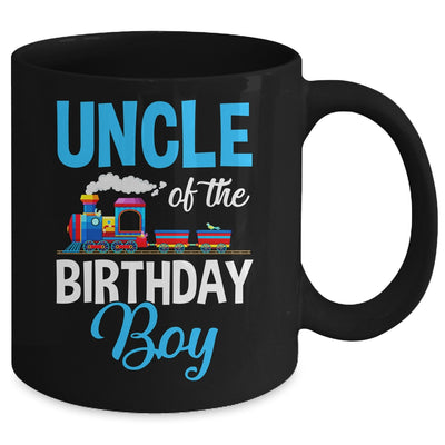 Uncle Of The Birthday Boy Railroad Train Theme Lover Mug | teecentury