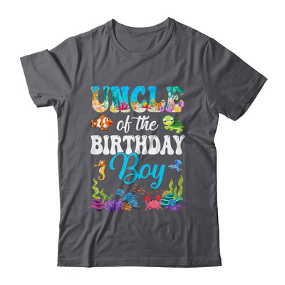 Uncle Of The Birthday Boy Sea Fish Ocean Aquarium Party Shirt & Hoodie | teecentury