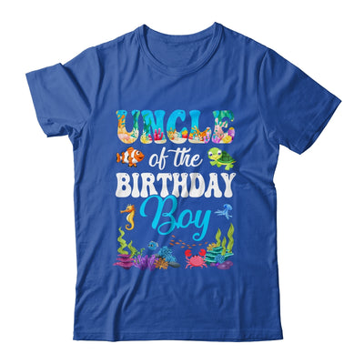 Uncle Of The Birthday Boy Sea Fish Ocean Aquarium Party Shirt & Hoodie | teecentury