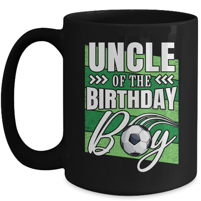 Uncle Of The Birthday Boy Soccer Birthday Soccer Player Mug | teecentury