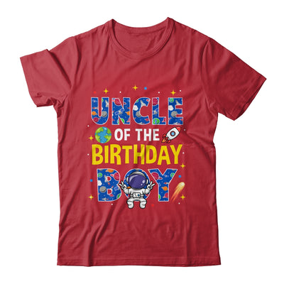 Uncle Of The Birthday Boy Space Astronaut Family Birthday Shirt & Hoodie | teecentury
